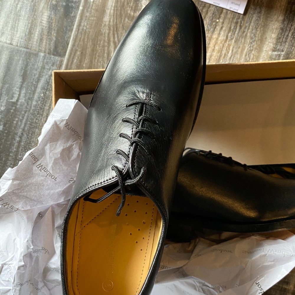 Samuel Windsor Black Leather Derby